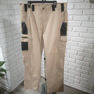 Outdoor Tactics Men's Size 2XL Tan with Black Outdoor Cargo Hiking Work Pants